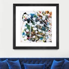 Pollock's Party II by Jodi Fuchs on GIANT ART - orange abstract abstract
