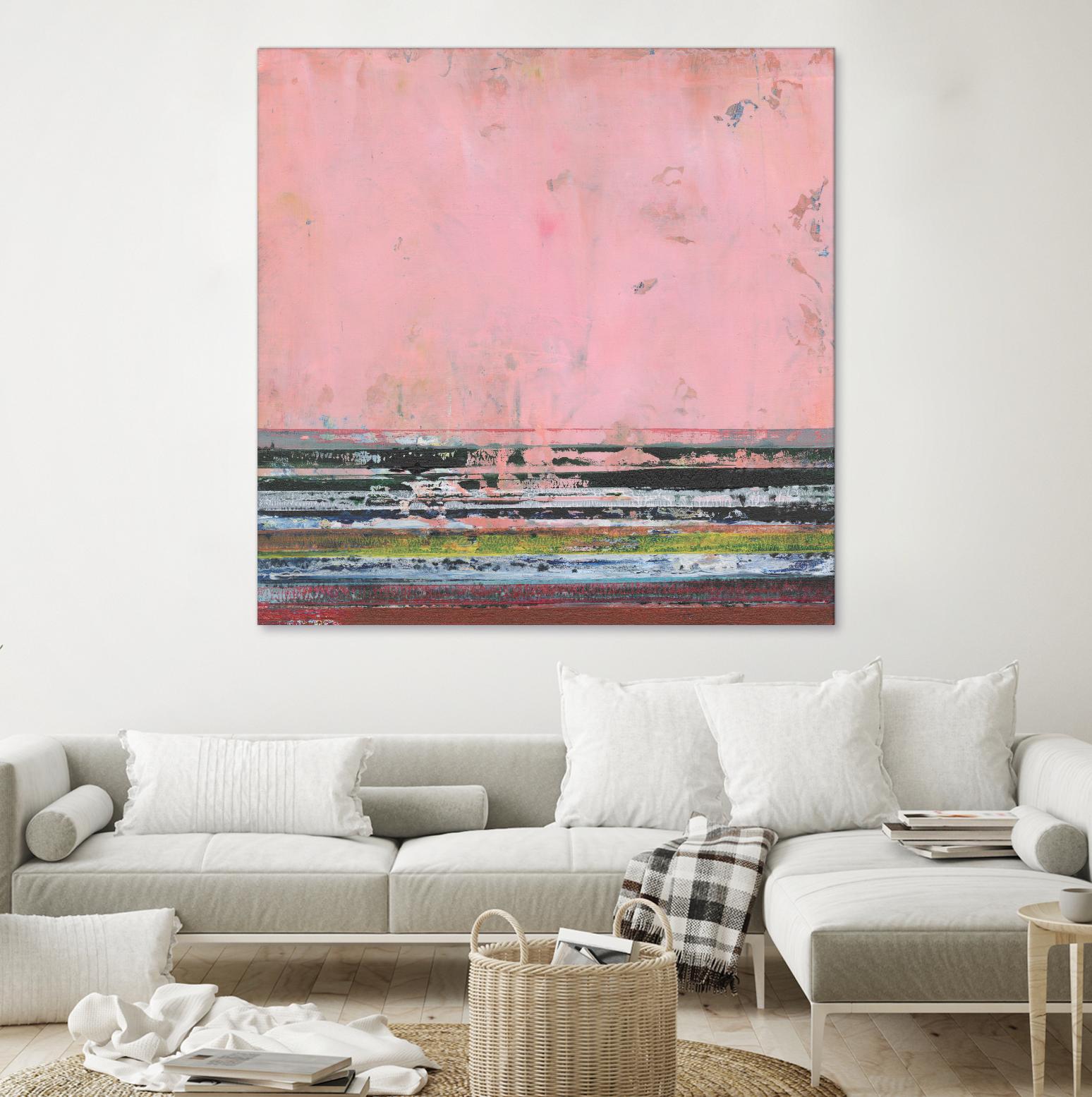 Surreal Horizons II by Jodi Fuchs on GIANT ART - pink abstract abstract