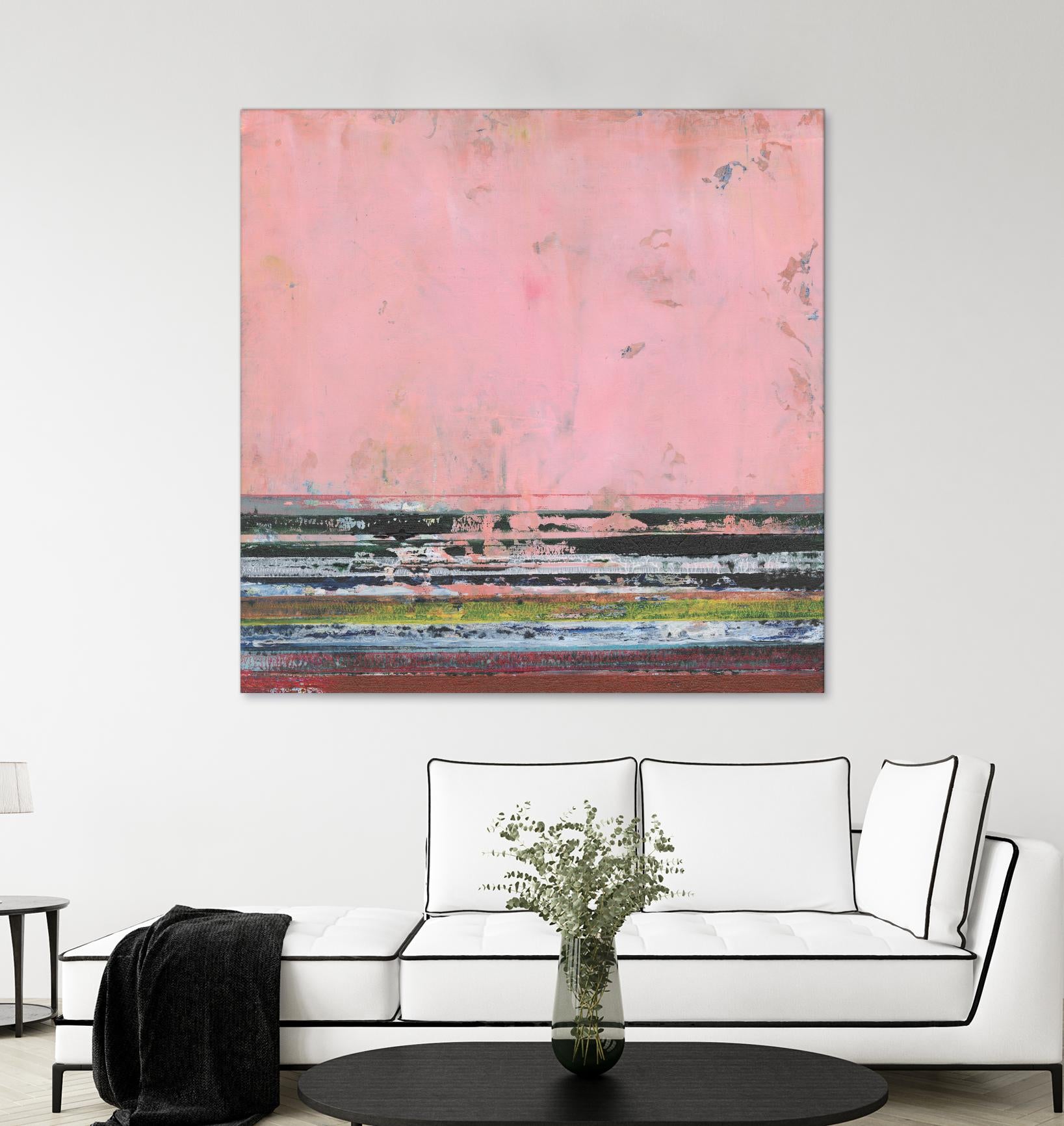 Surreal Horizons II by Jodi Fuchs on GIANT ART - pink abstract abstract