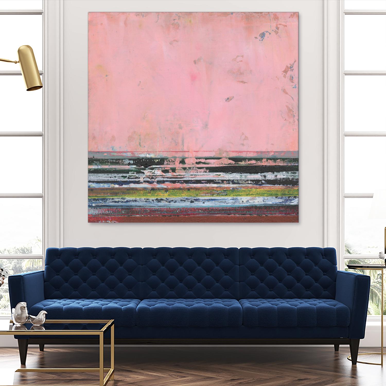 Surreal Horizons II by Jodi Fuchs on GIANT ART - pink abstract abstract