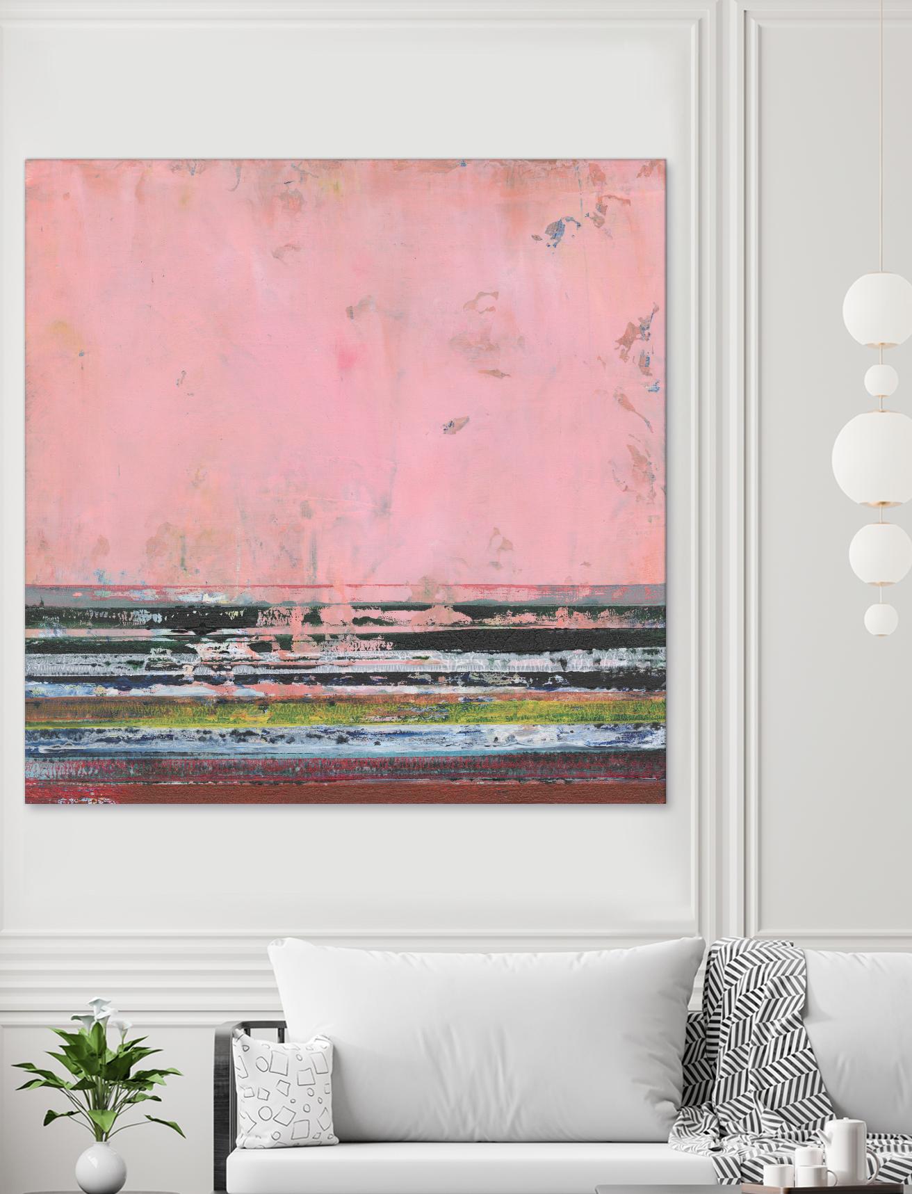 Surreal Horizons II by Jodi Fuchs on GIANT ART - pink abstract abstract
