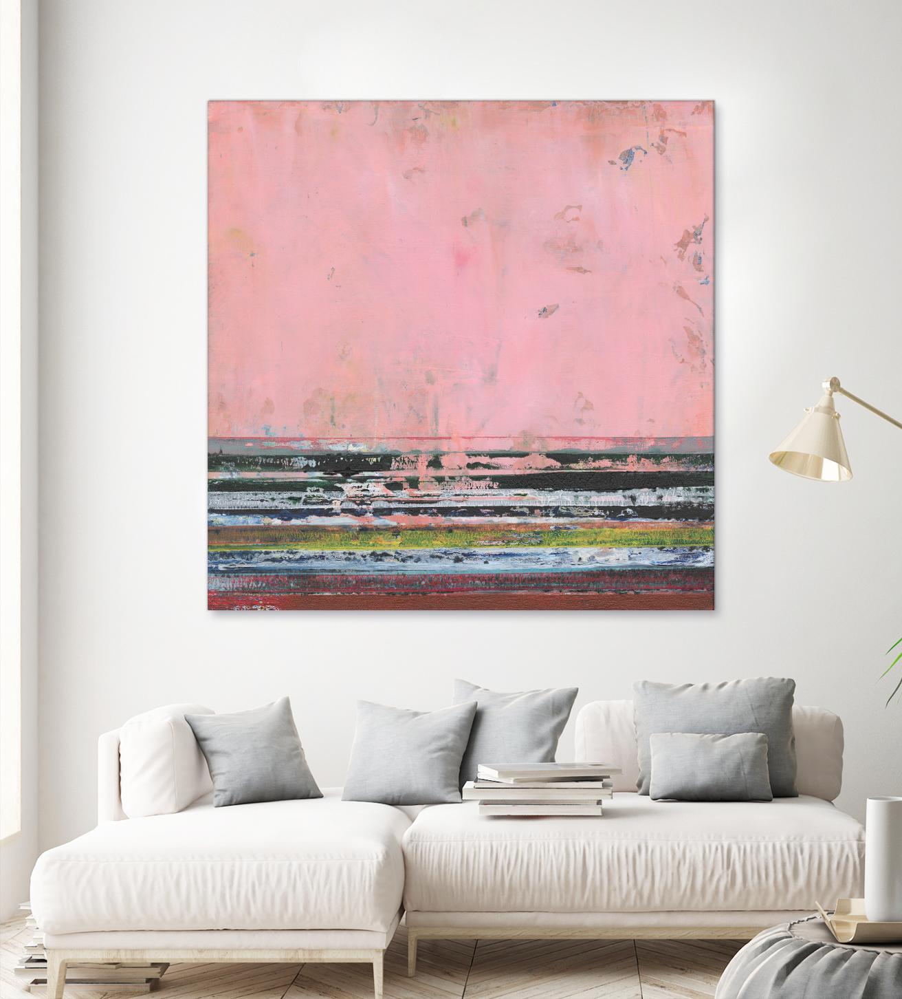 Surreal Horizons II by Jodi Fuchs on GIANT ART - pink abstract abstract