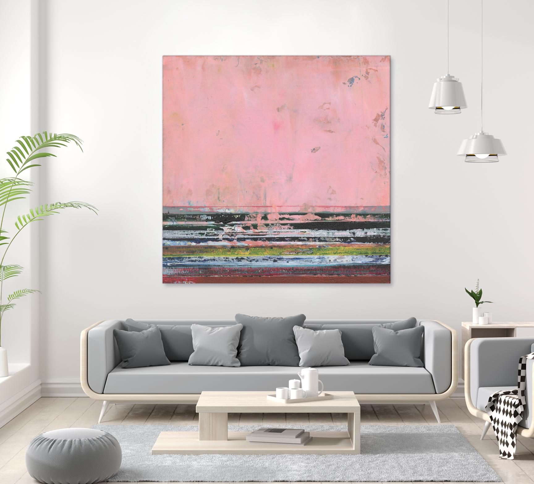 Surreal Horizons II by Jodi Fuchs on GIANT ART - pink abstract abstract