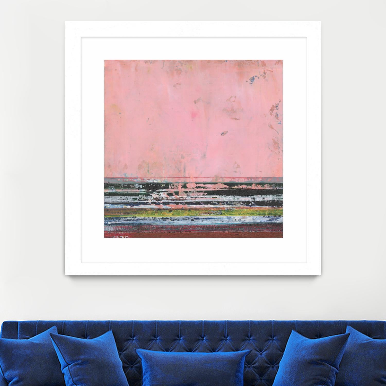 Surreal Horizons II by Jodi Fuchs on GIANT ART - pink abstract abstract
