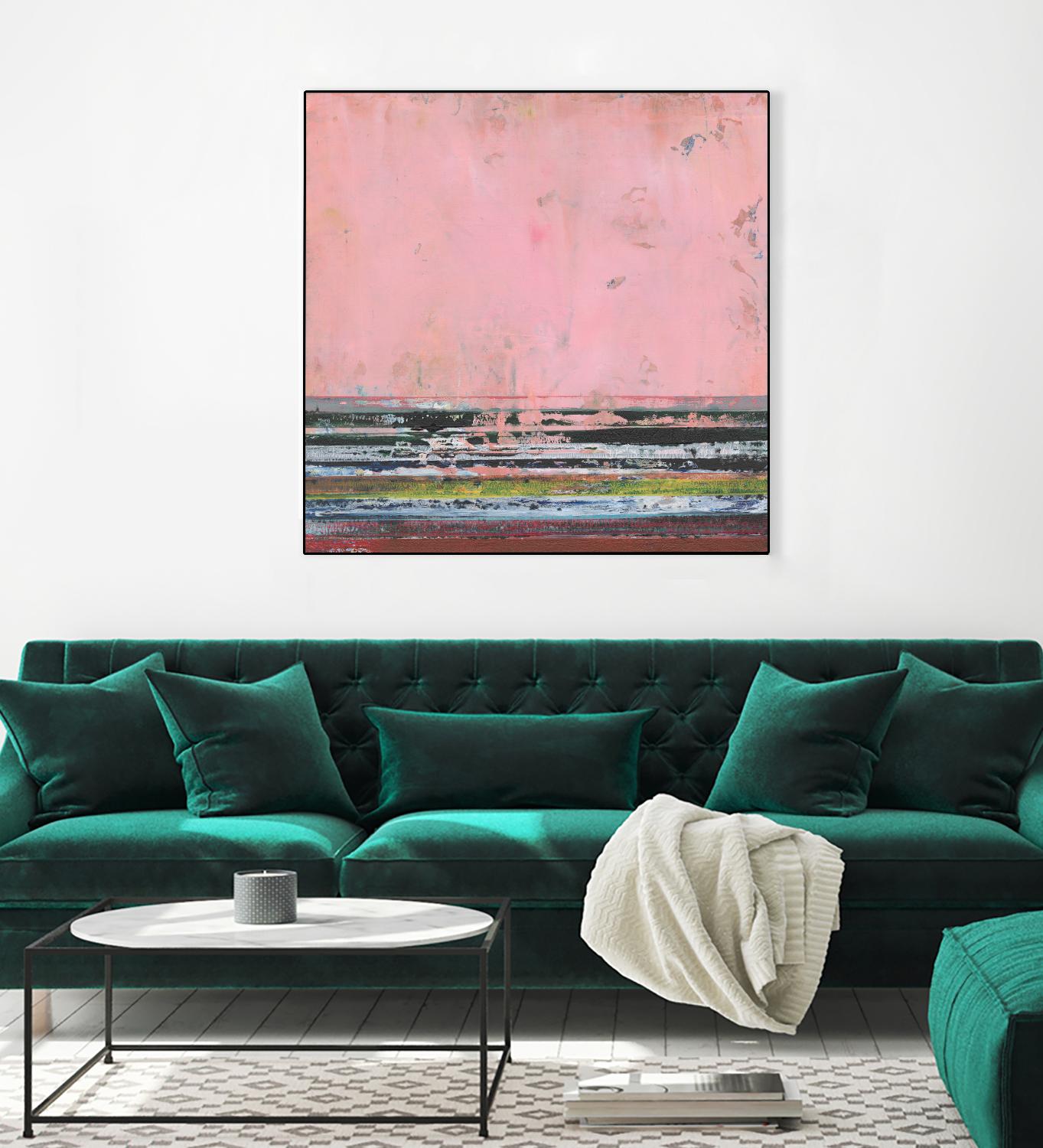 Surreal Horizons II by Jodi Fuchs on GIANT ART - pink abstract abstract