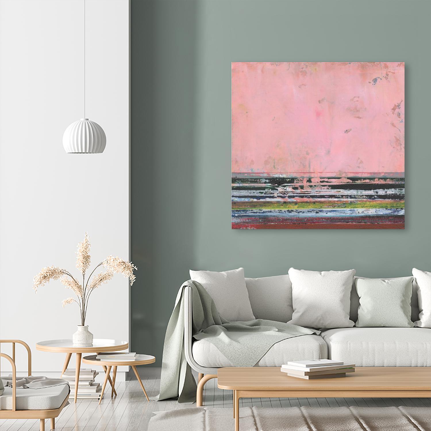 Surreal Horizons II by Jodi Fuchs on GIANT ART - pink abstract abstract