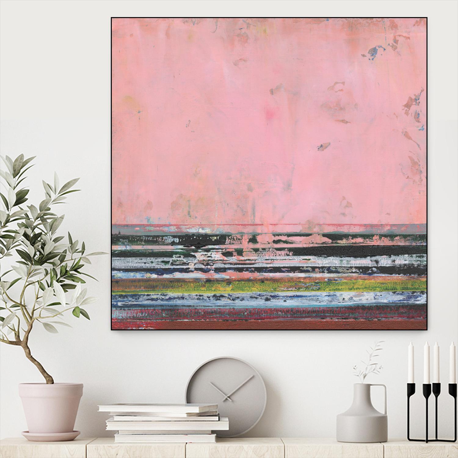 Surreal Horizons II by Jodi Fuchs on GIANT ART - pink abstract abstract