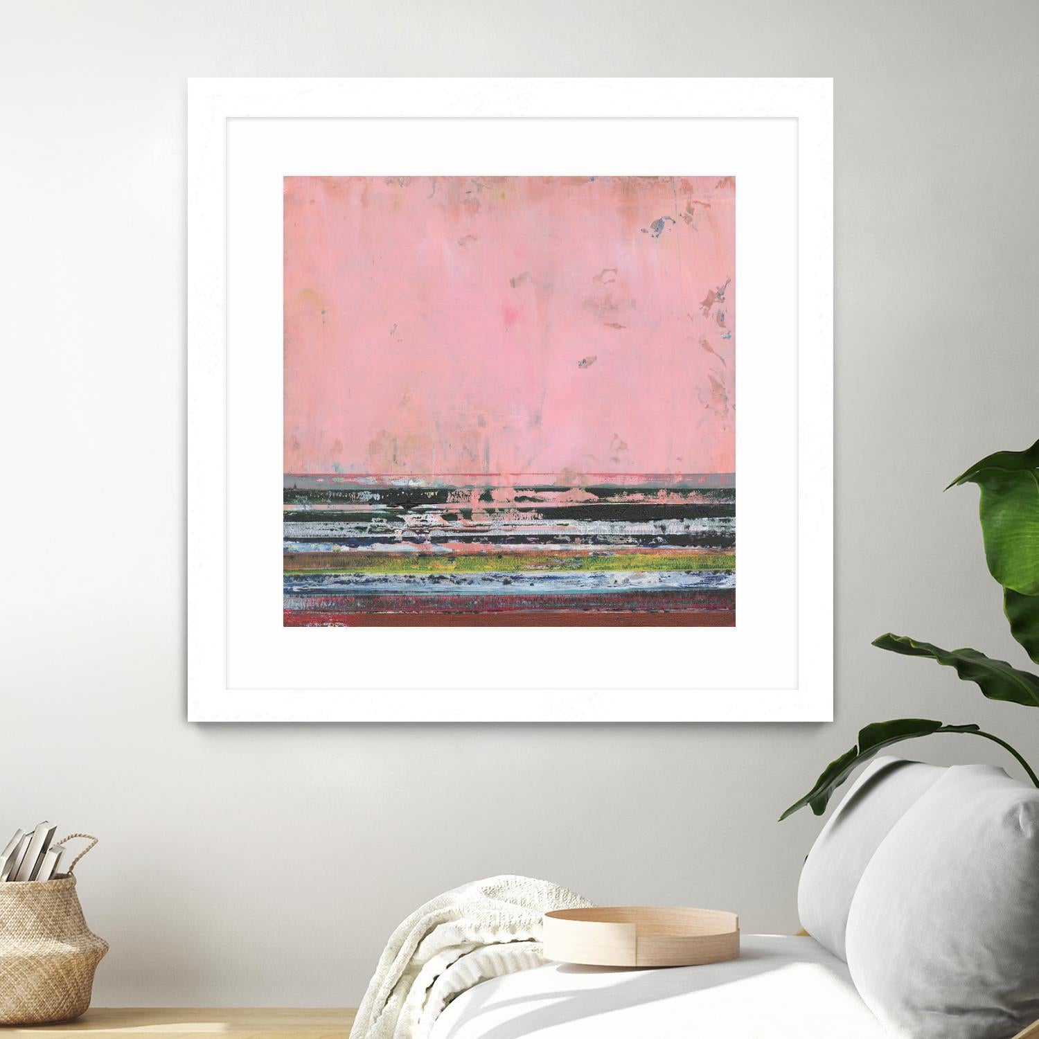 Surreal Horizons II by Jodi Fuchs on GIANT ART - pink abstract abstract