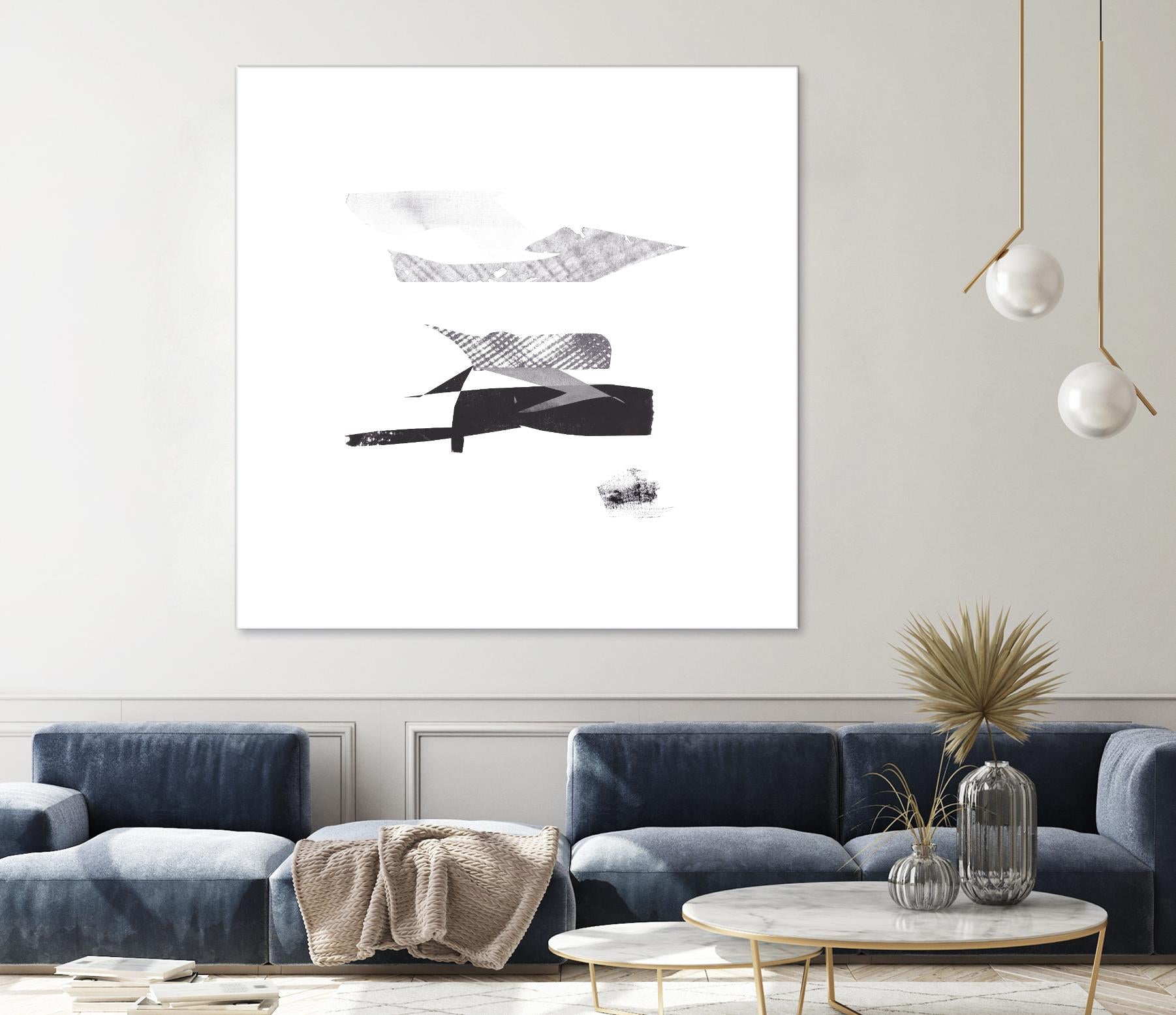 Cotton Scraps I by Melissa Wang on GIANT ART - white abstract abstract