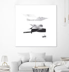 Cotton Scraps I by Melissa Wang on GIANT ART - white abstract abstract