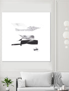 Cotton Scraps I by Melissa Wang on GIANT ART - white abstract abstract