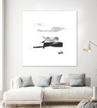 Cotton Scraps I by Melissa Wang on GIANT ART - white abstract abstract