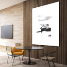 Cotton Scraps I by Melissa Wang on GIANT ART - white abstract abstract