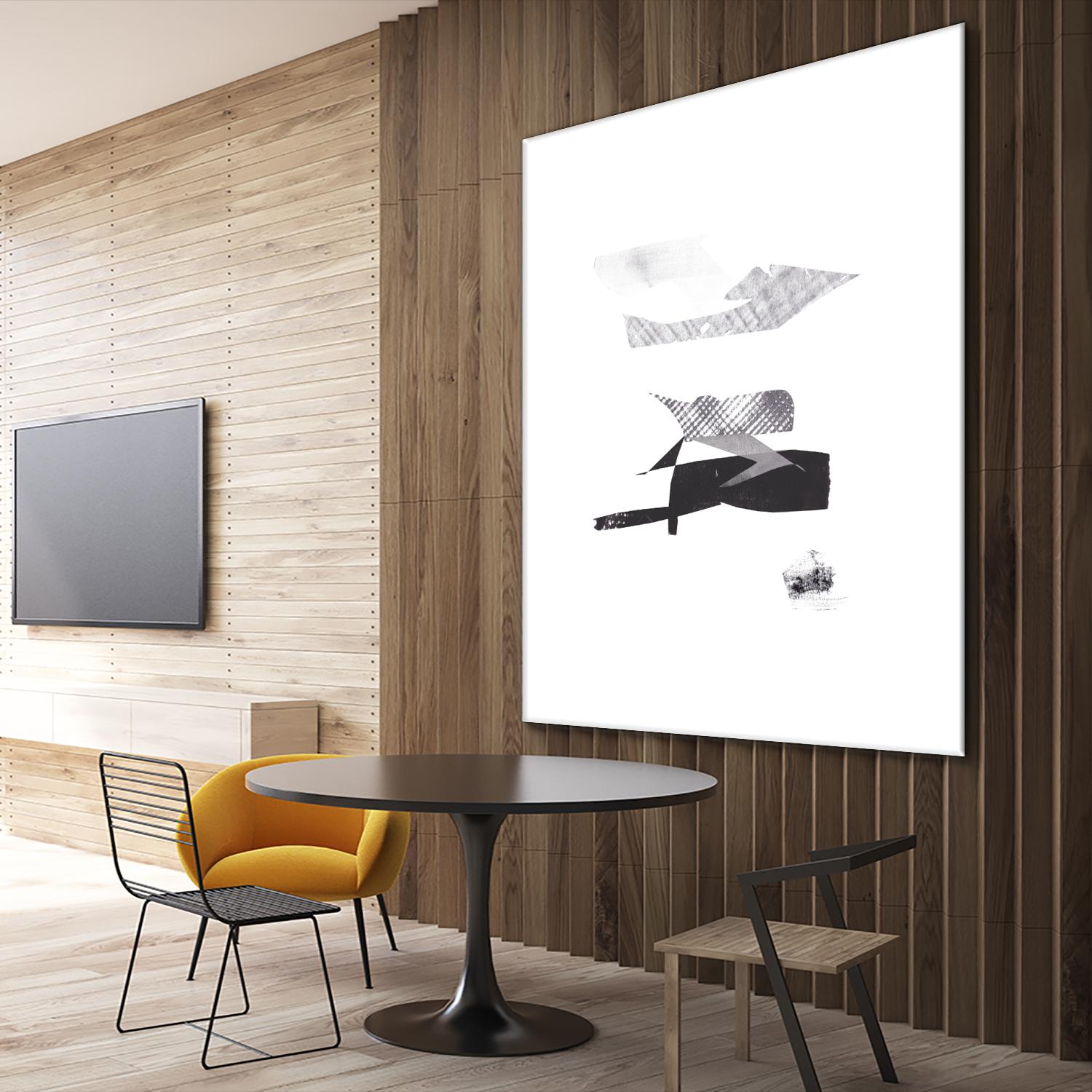 Cotton Scraps I by Melissa Wang on GIANT ART - white abstract abstract