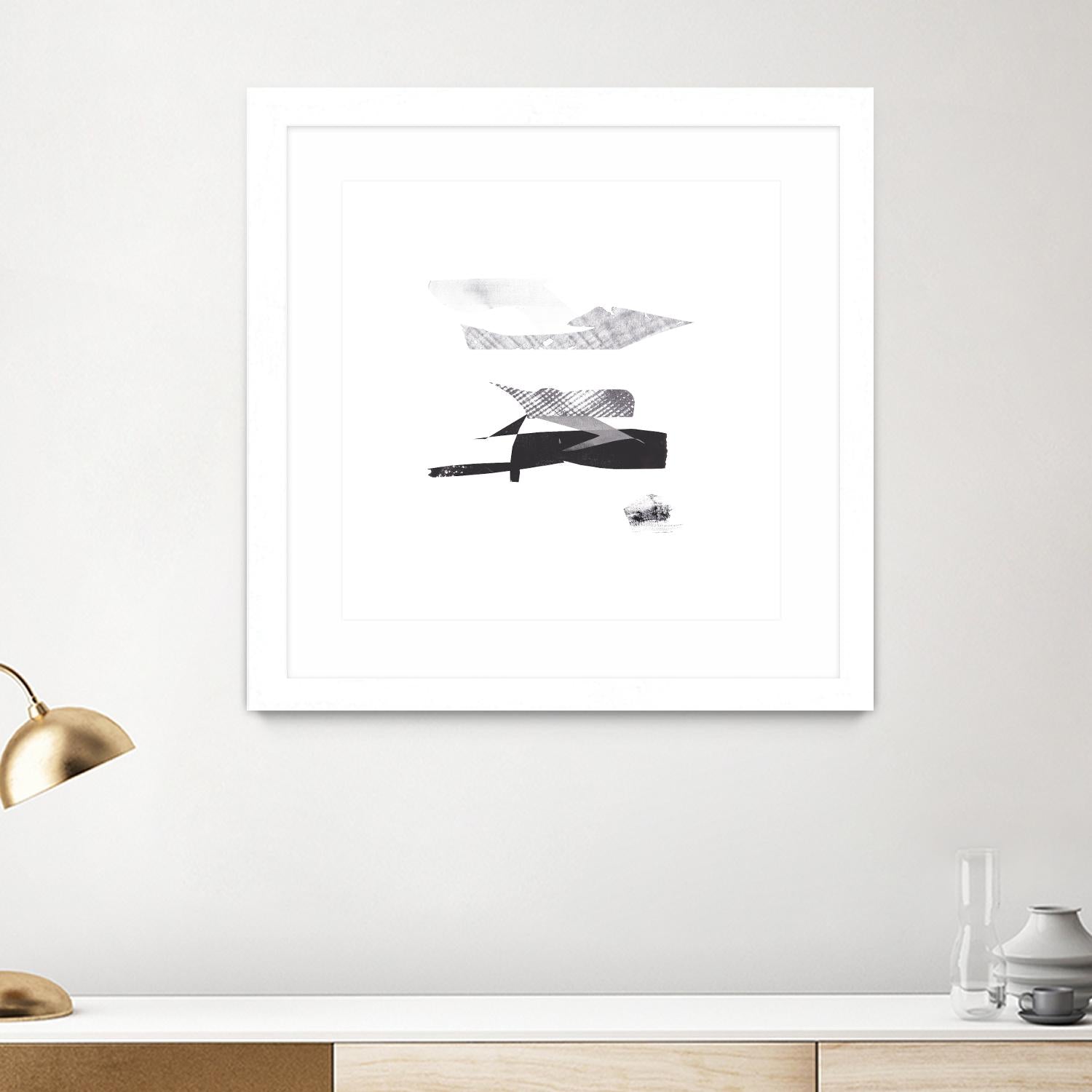 Cotton Scraps I by Melissa Wang on GIANT ART - white abstract abstract