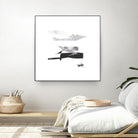 Cotton Scraps I by Melissa Wang on GIANT ART - white abstract abstract