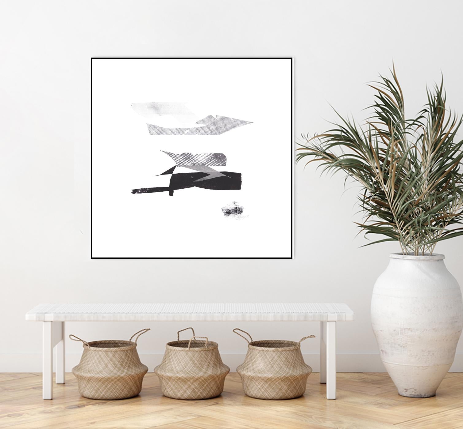 Cotton Scraps I by Melissa Wang on GIANT ART - white abstract abstract