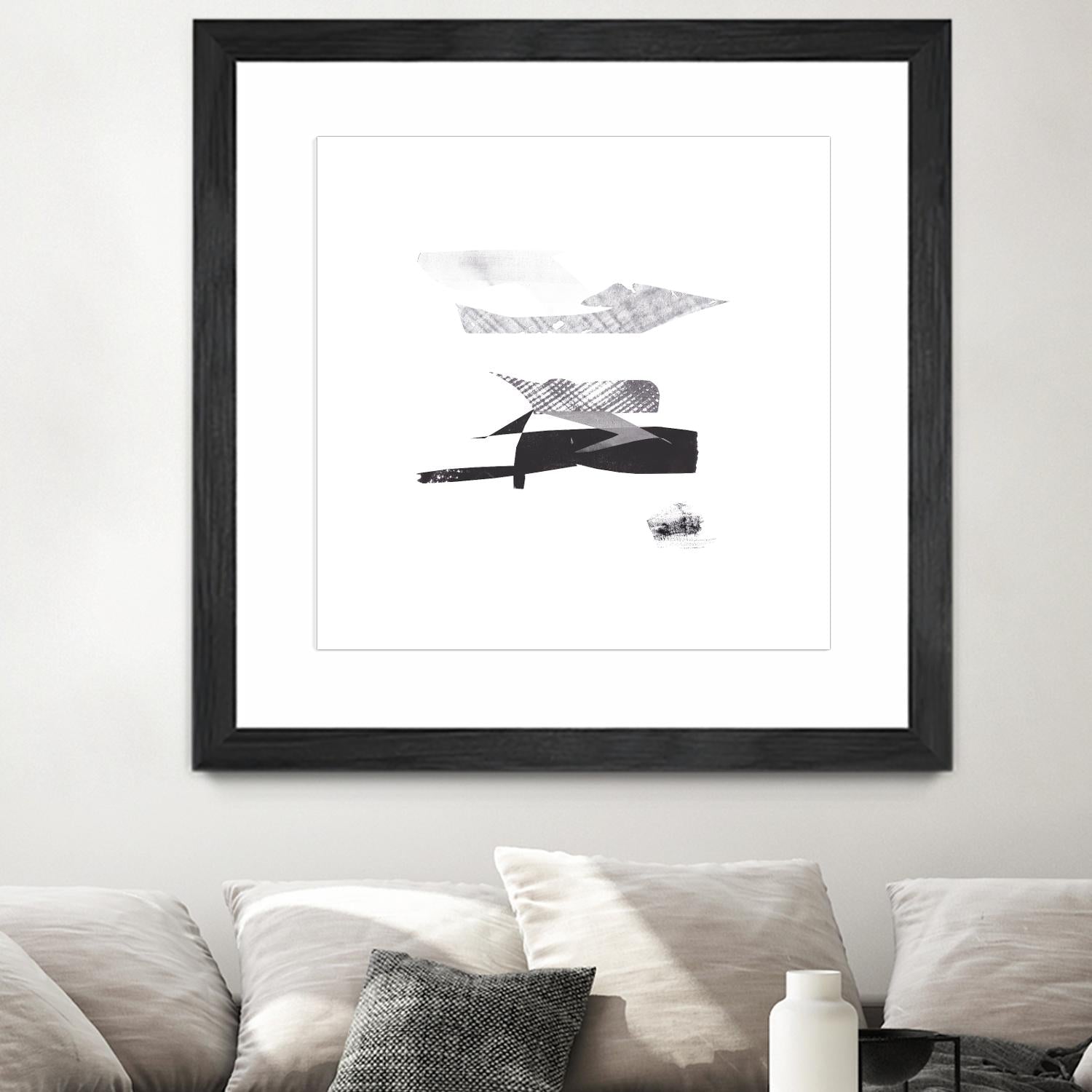 Cotton Scraps I by Melissa Wang on GIANT ART - white abstract abstract