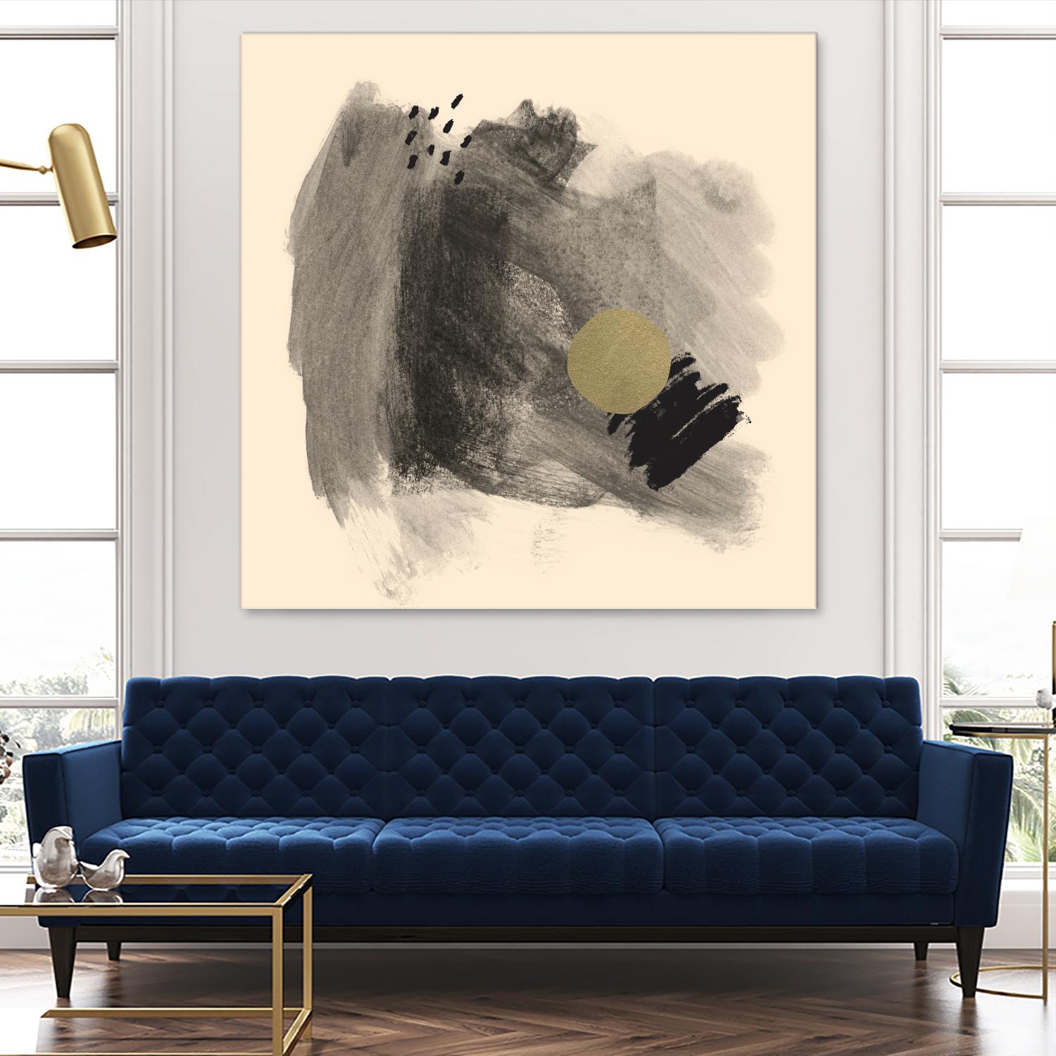 Dark & Stormy I by Jacob Green on GIANT ART - beige abstract abstract