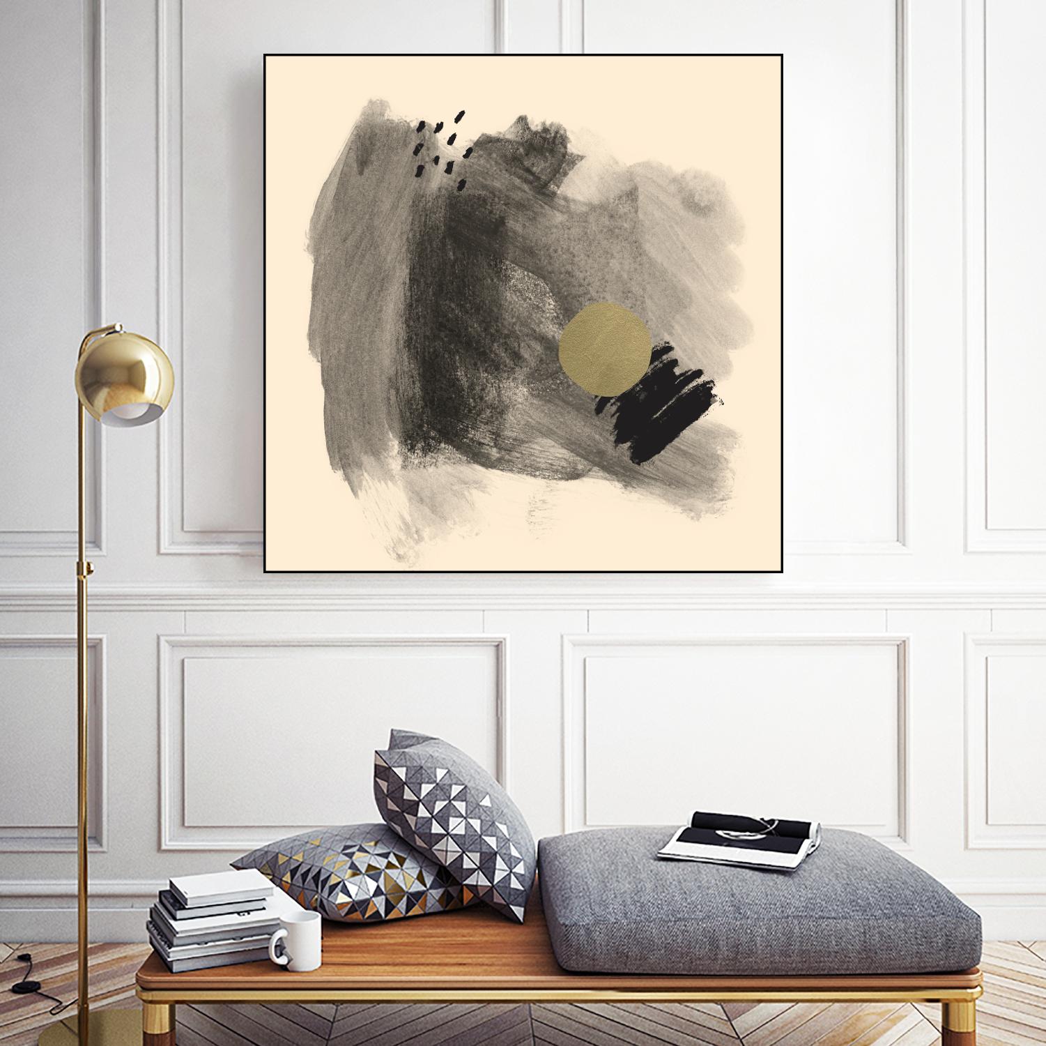 Dark & Stormy I by Jacob Green on GIANT ART - beige abstract abstract