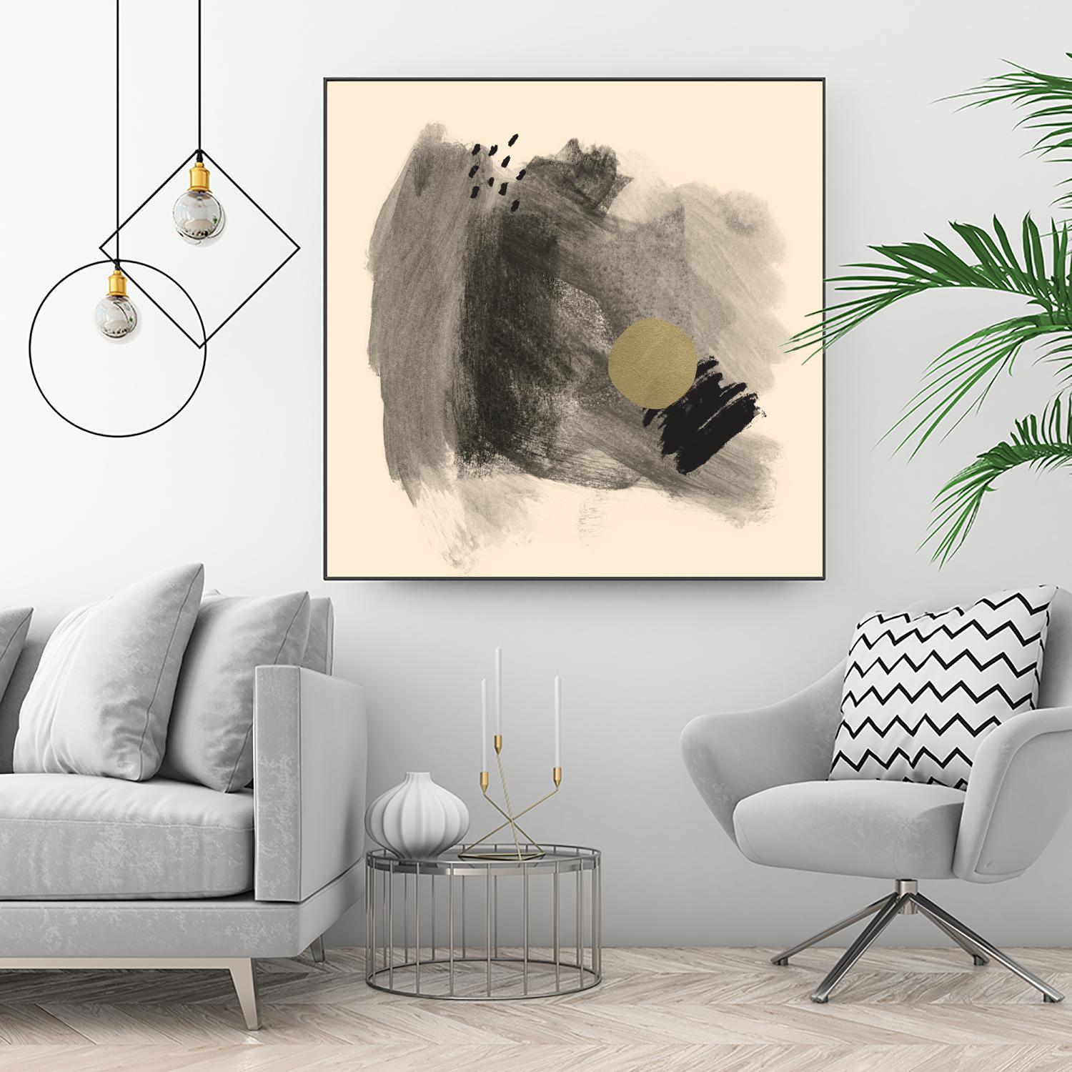 Dark & Stormy I by Jacob Green on GIANT ART - beige abstract abstract