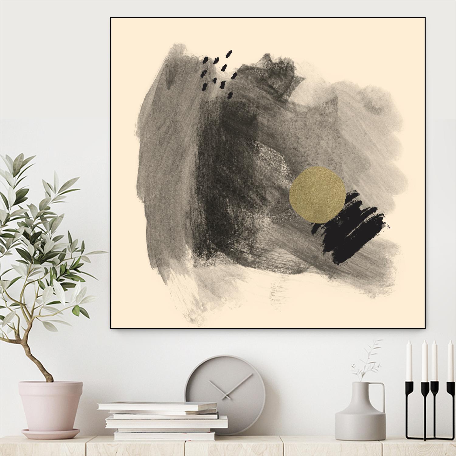 Dark & Stormy I by Jacob Green on GIANT ART - beige abstract abstract