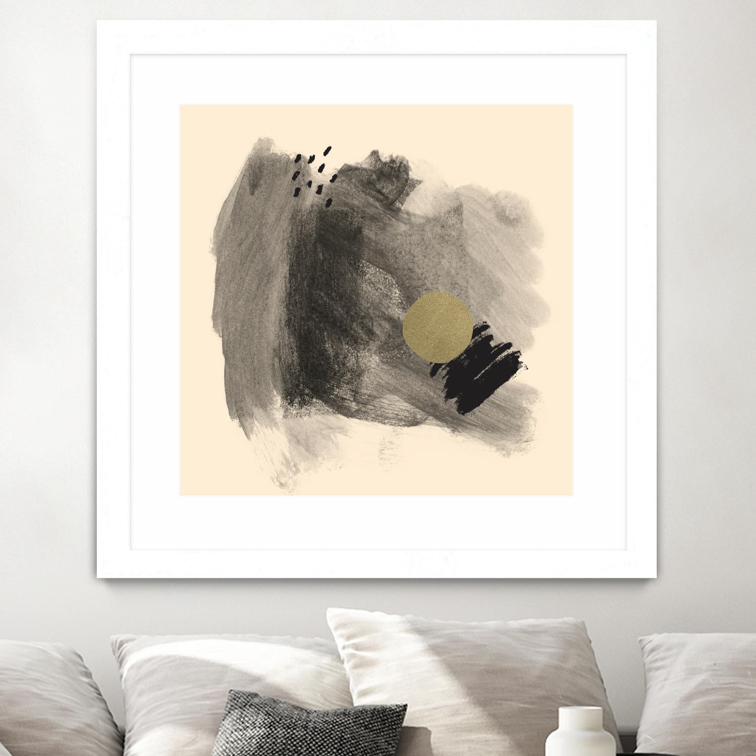 Dark & Stormy I by Jacob Green on GIANT ART - beige abstract abstract