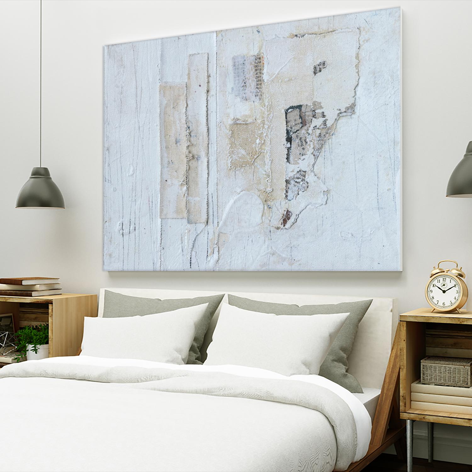 Broken to Beautiful 3 by Erin Ashley on GIANT ART - beige abstract abstract