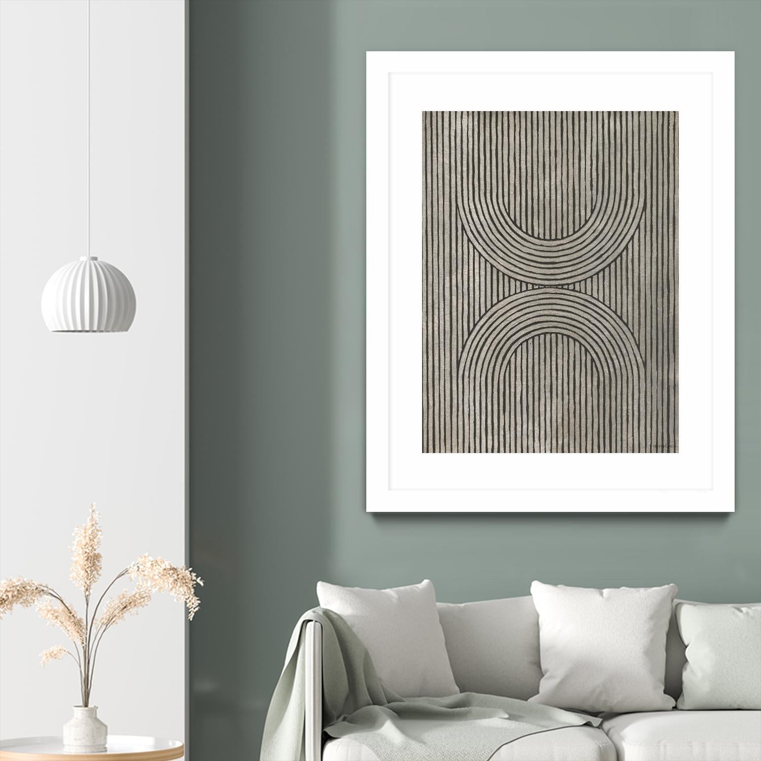 Cedar Grooves II by Vanna Lam on GIANT ART - black abstract