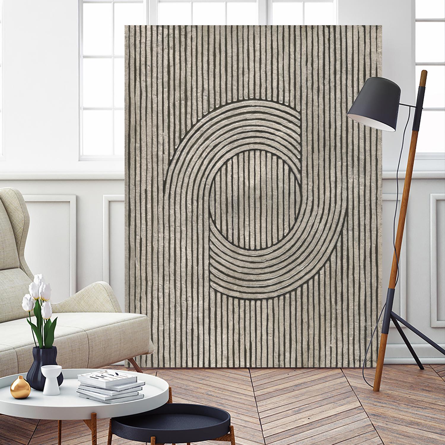 Cedar Grooves III by Vanna Lam on GIANT ART - black abstract abstract