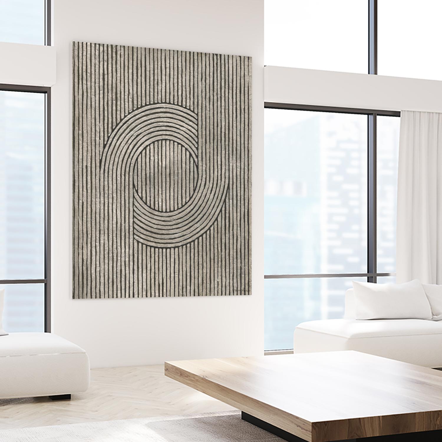 Cedar Grooves III by Vanna Lam on GIANT ART - black abstract abstract