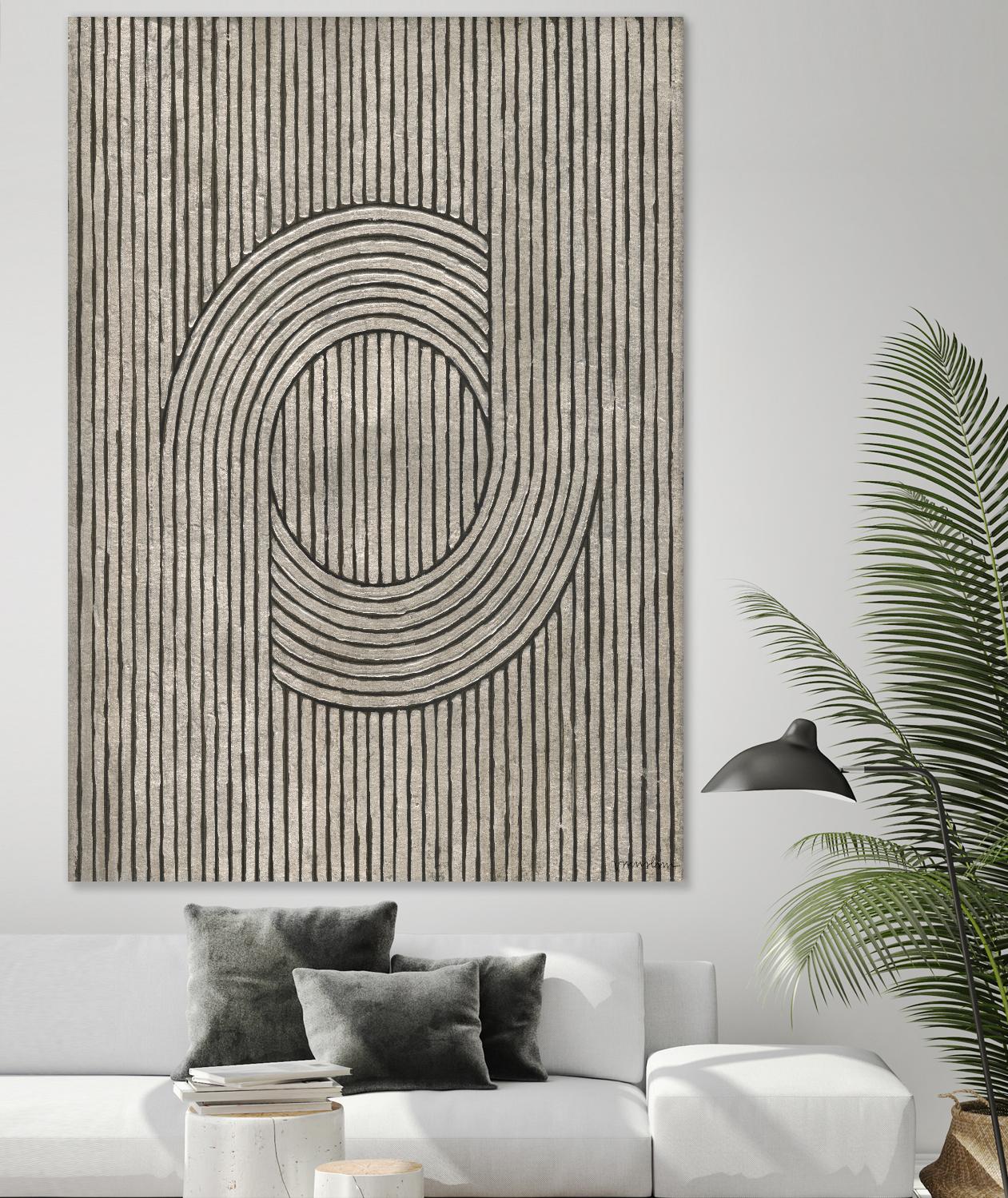 Cedar Grooves III by Vanna Lam on GIANT ART - black abstract abstract