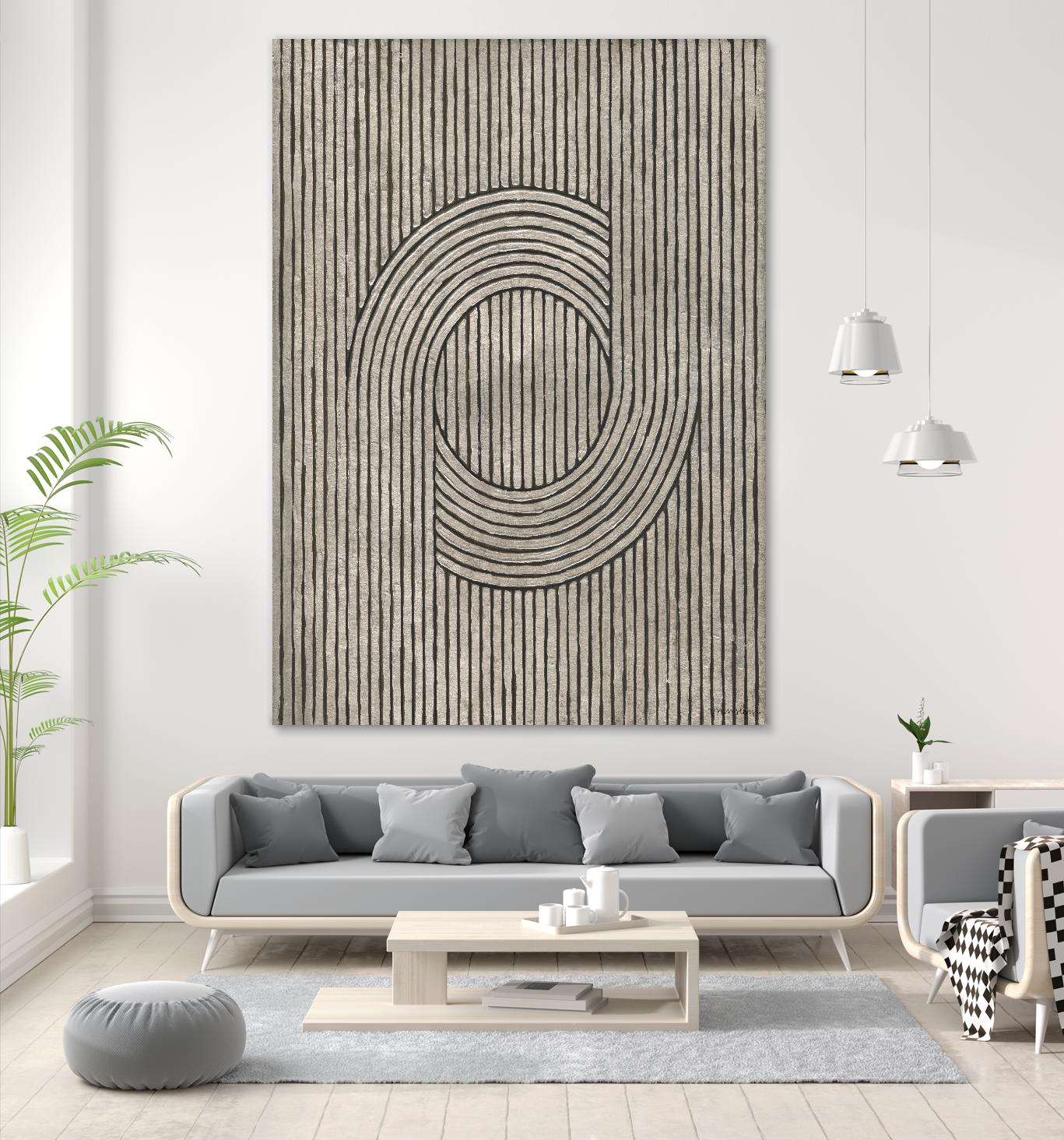 Cedar Grooves III by Vanna Lam on GIANT ART - black abstract abstract