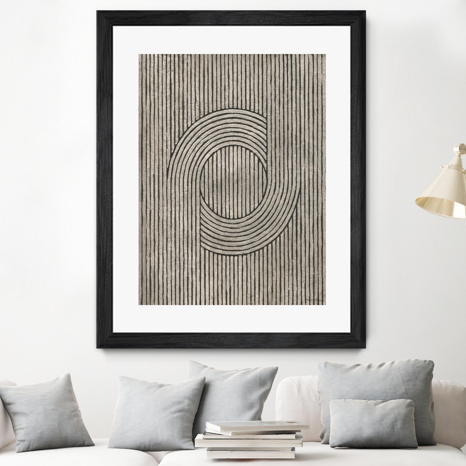 Cedar Grooves III by Vanna Lam on GIANT ART - black abstract abstract