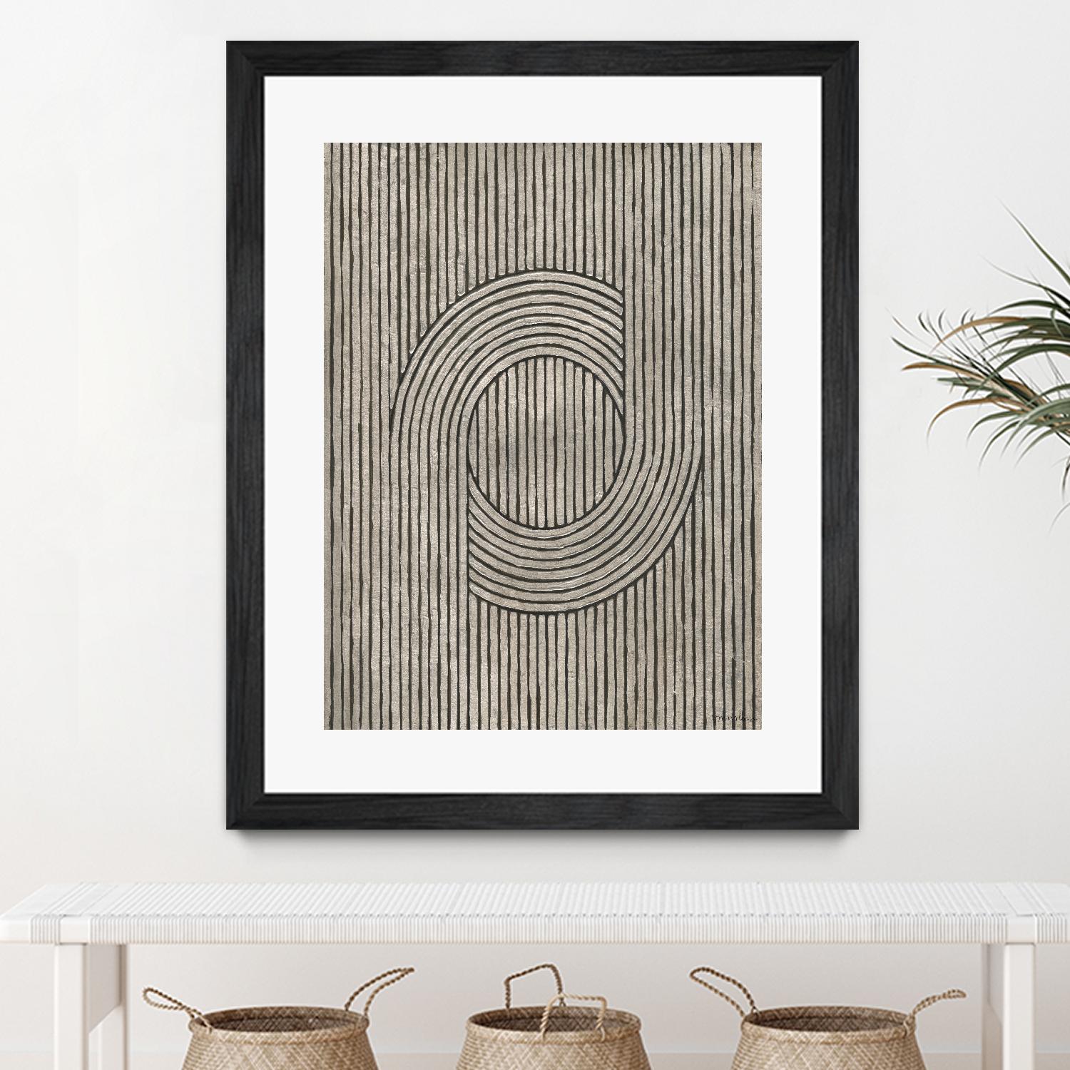 Cedar Grooves III by Vanna Lam on GIANT ART - black abstract abstract