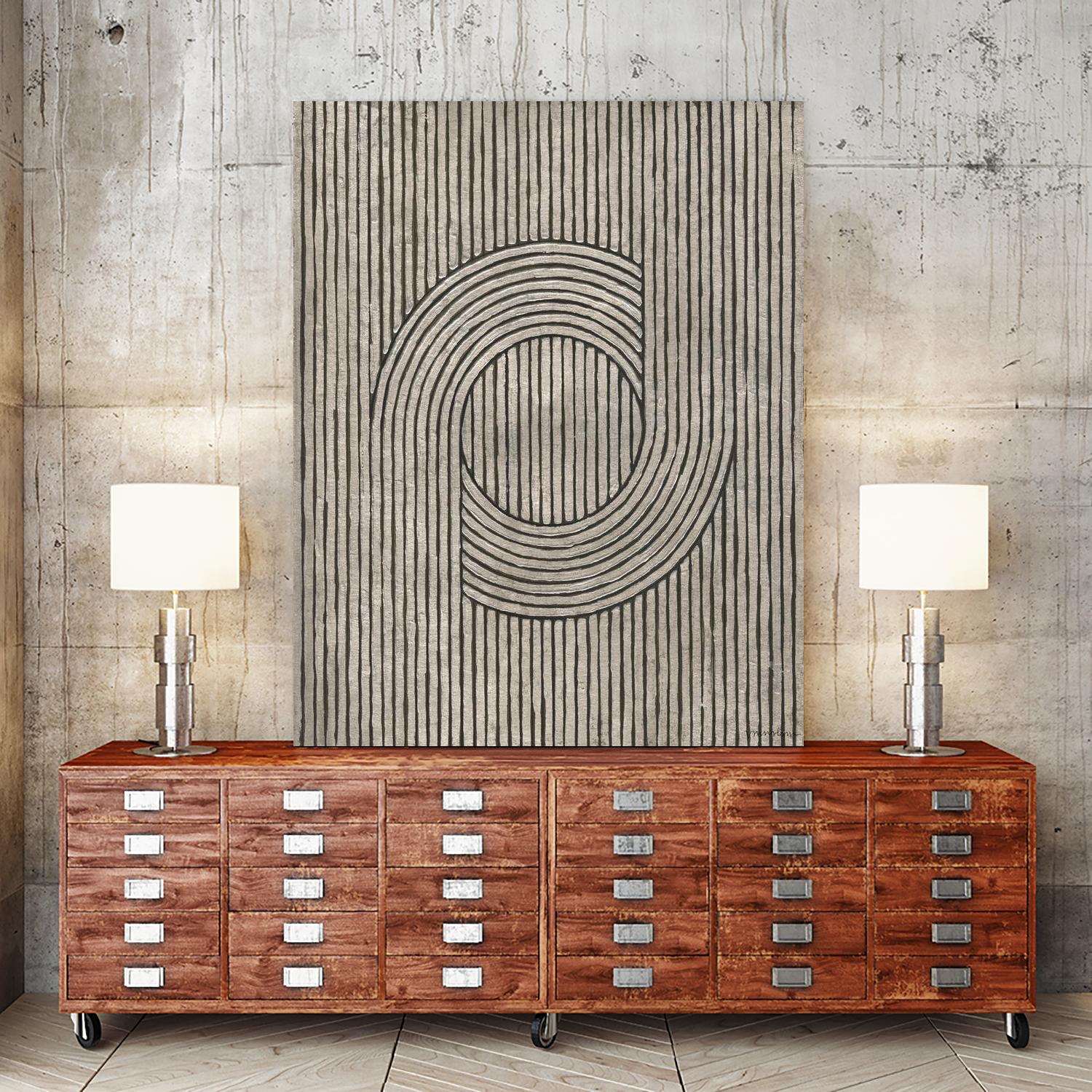 Cedar Grooves III by Vanna Lam on GIANT ART - black abstract abstract