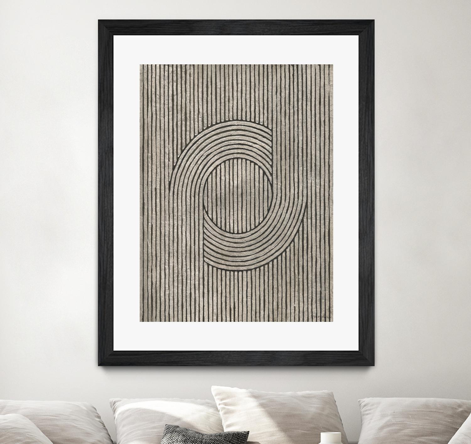 Cedar Grooves III by Vanna Lam on GIANT ART - black abstract abstract