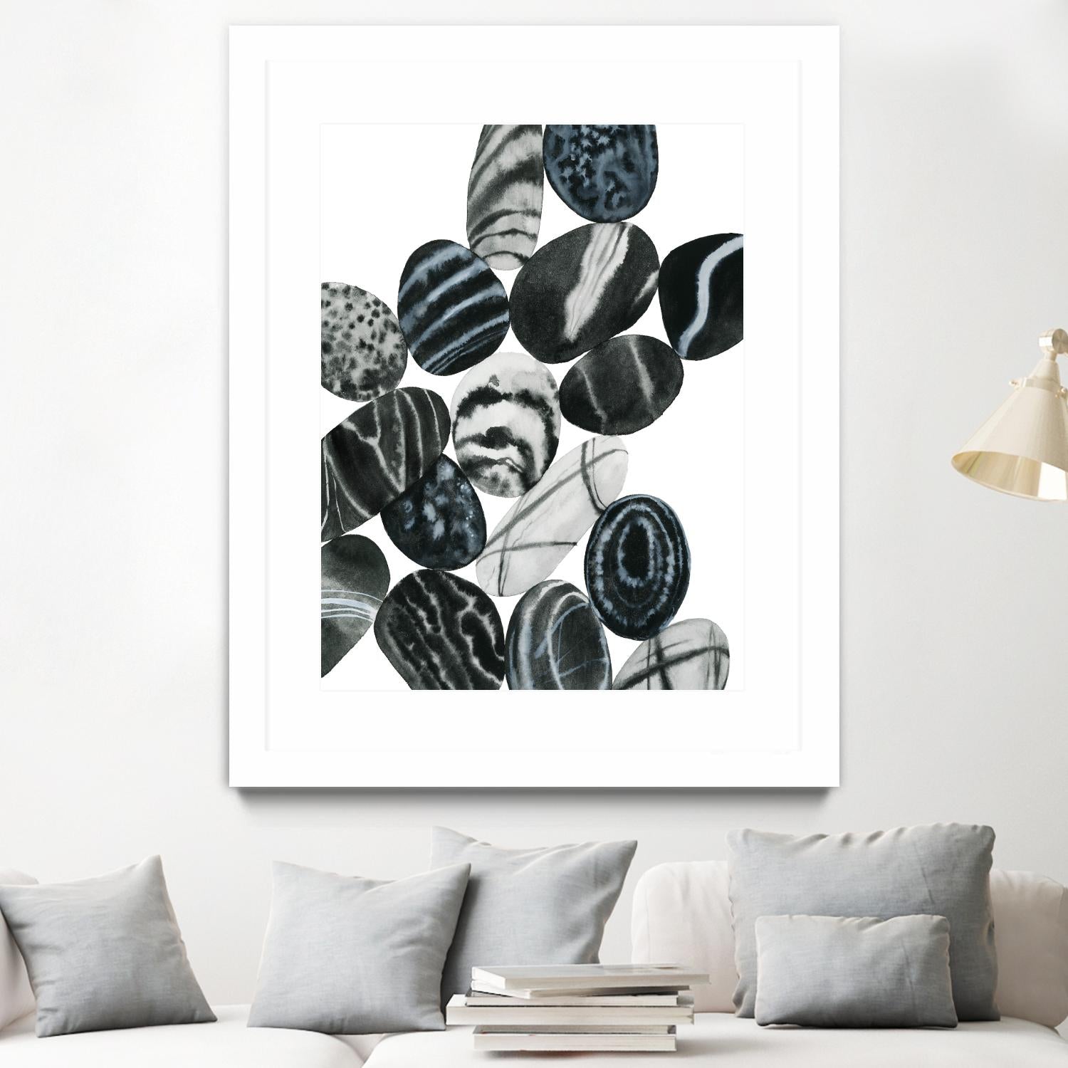 Dalmatian Rocks I by Grace Popp on GIANT ART - white abstract abstract