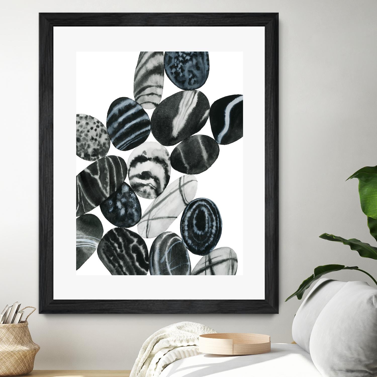 Dalmatian Rocks I by Grace Popp on GIANT ART - white abstract abstract