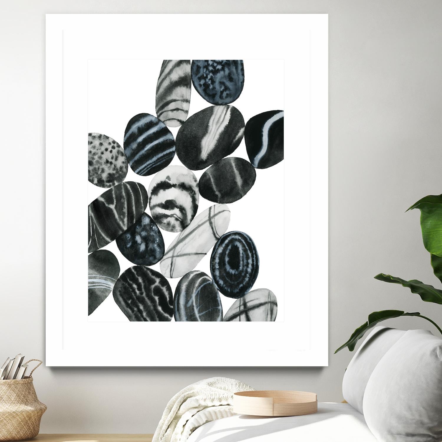 Dalmatian Rocks I by Grace Popp on GIANT ART - white abstract abstract