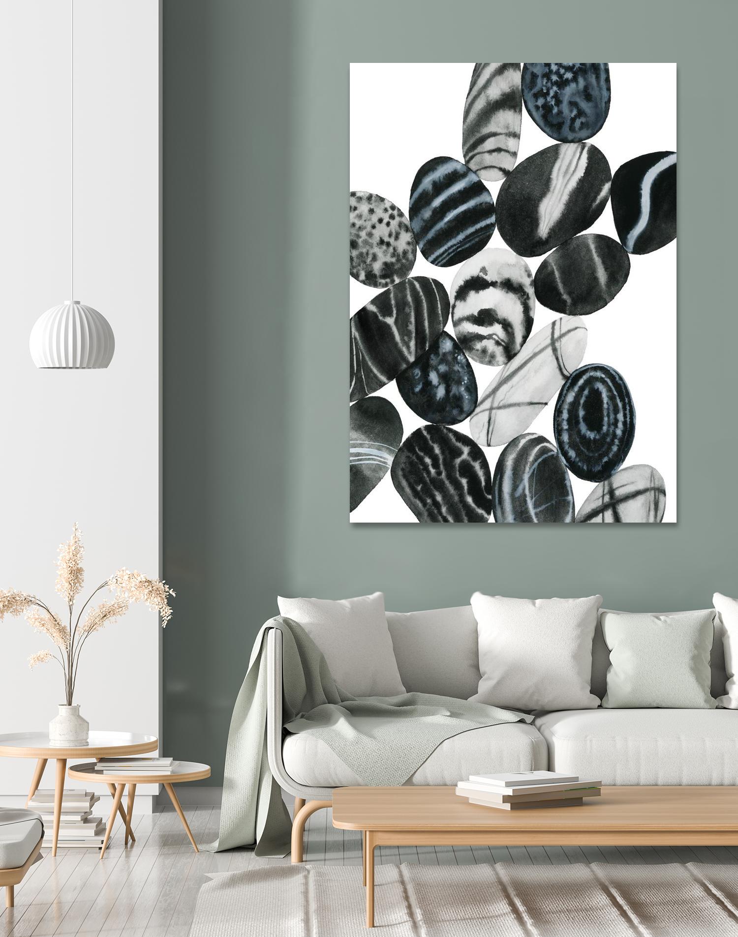 Dalmatian Rocks I by Grace Popp on GIANT ART - white abstract abstract