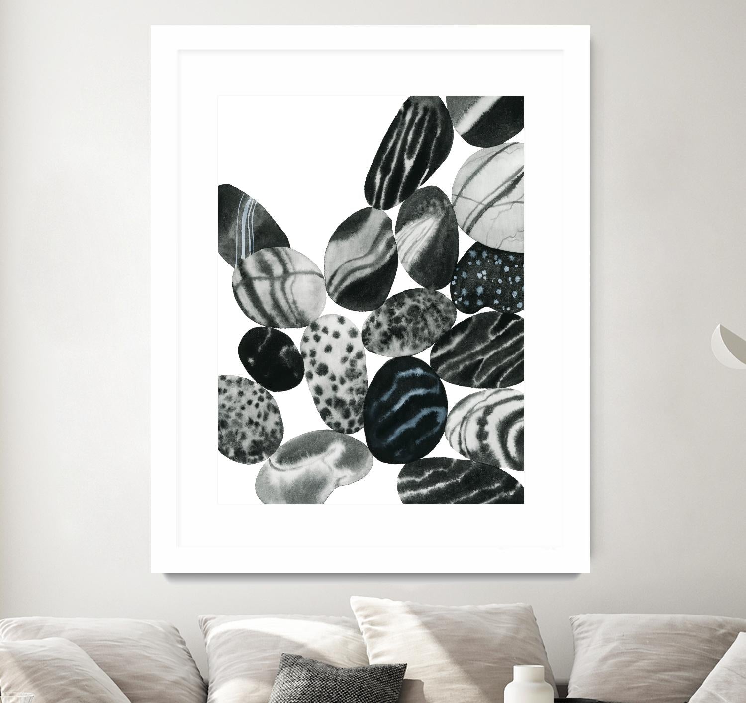 Dalmatian Rocks II by Grace Popp on GIANT ART - white abstract abstract