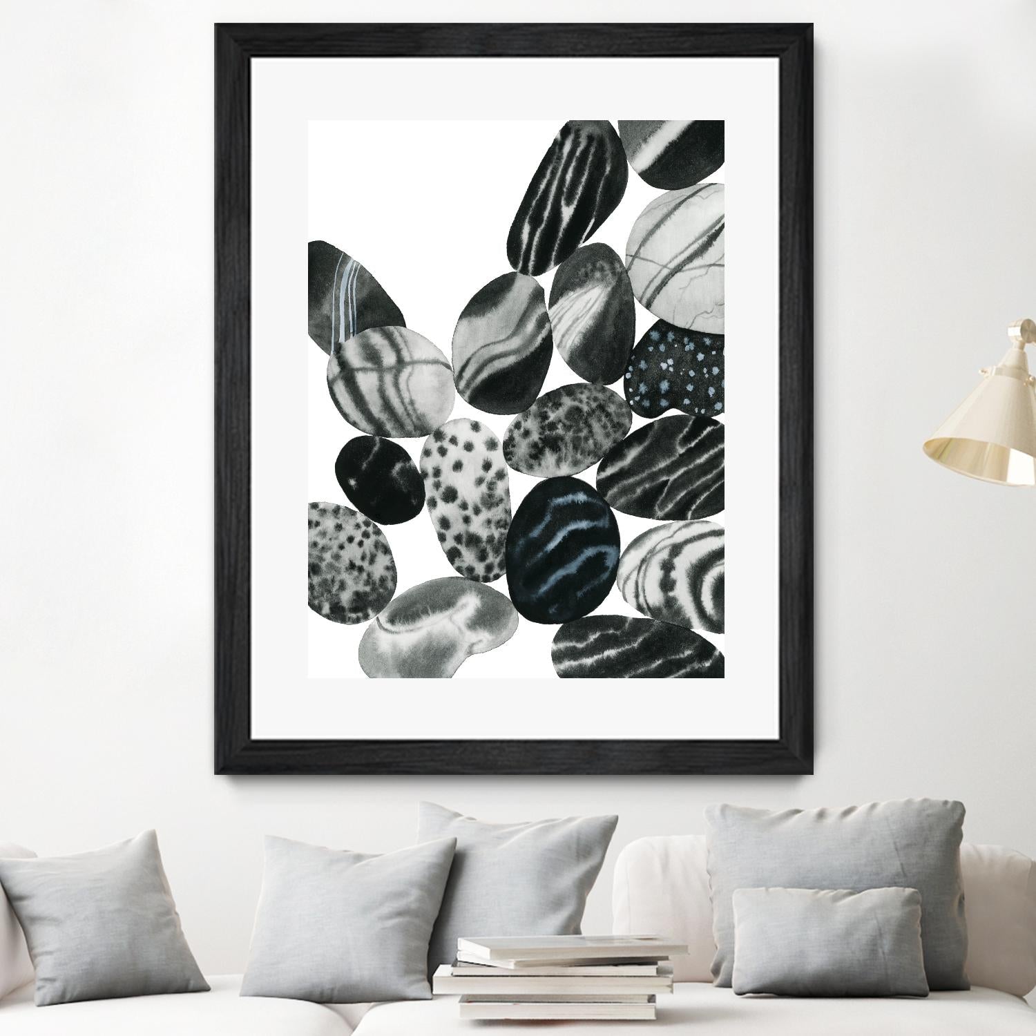 Dalmatian Rocks II by Grace Popp on GIANT ART - white abstract abstract