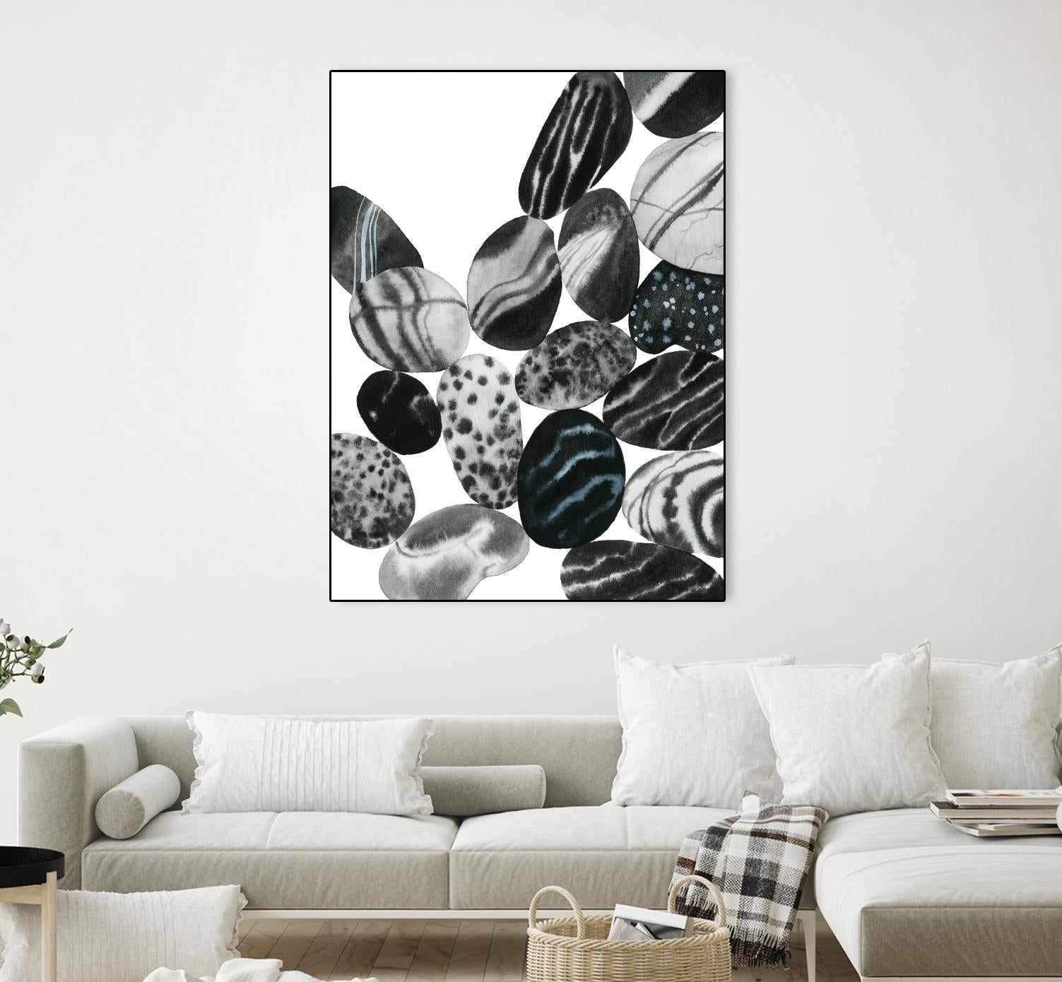 Dalmatian Rocks II by Grace Popp on GIANT ART - white abstract abstract