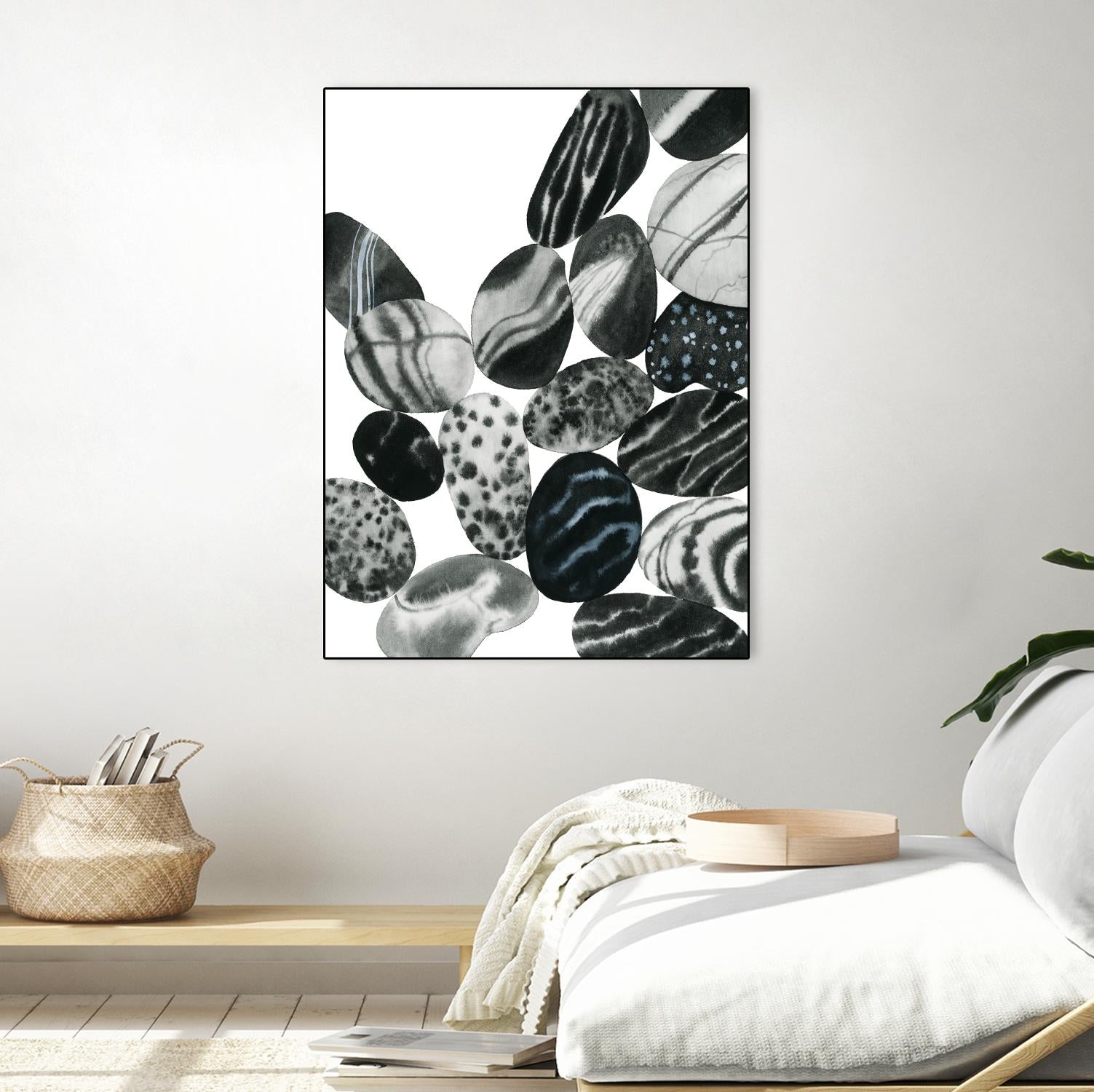 Dalmatian Rocks II by Grace Popp on GIANT ART - white abstract abstract