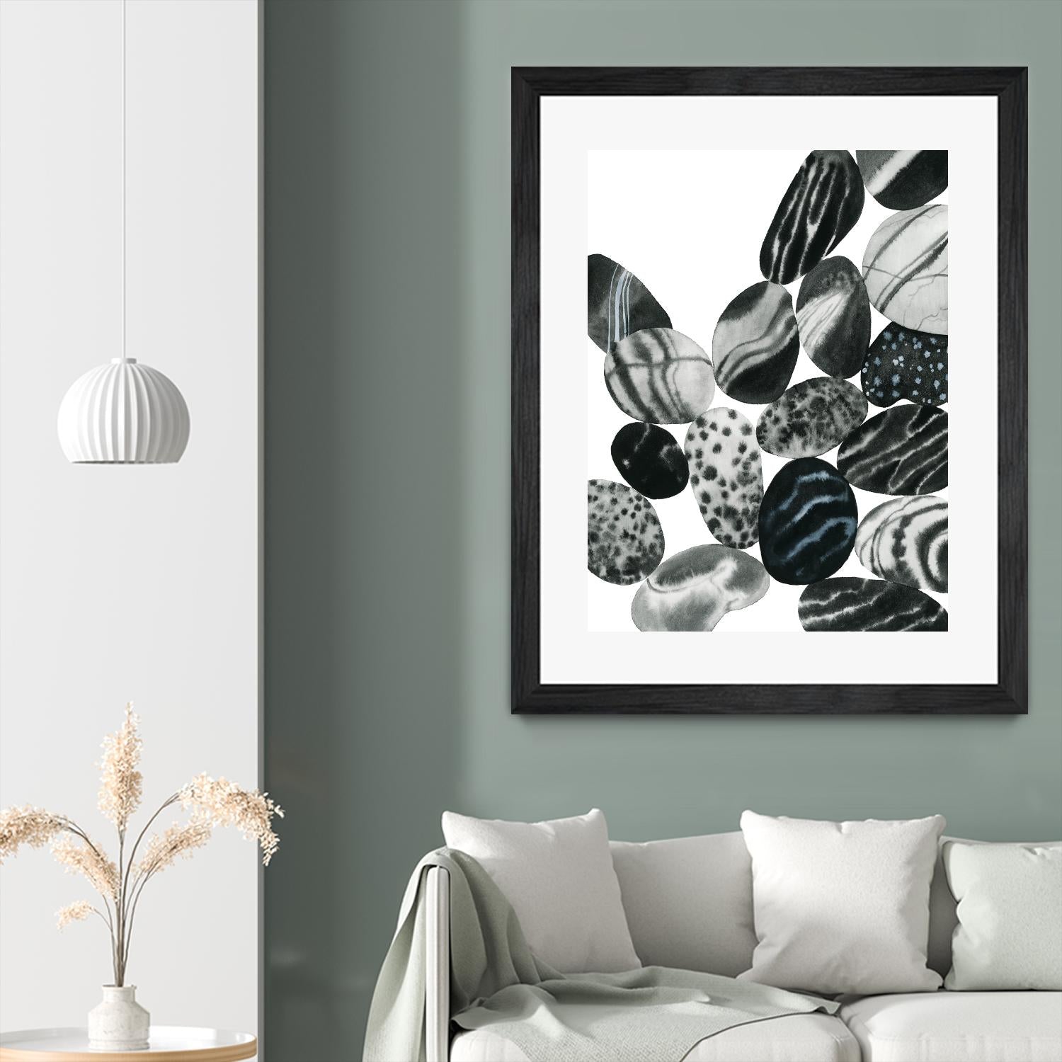 Dalmatian Rocks II by Grace Popp on GIANT ART - white abstract abstract