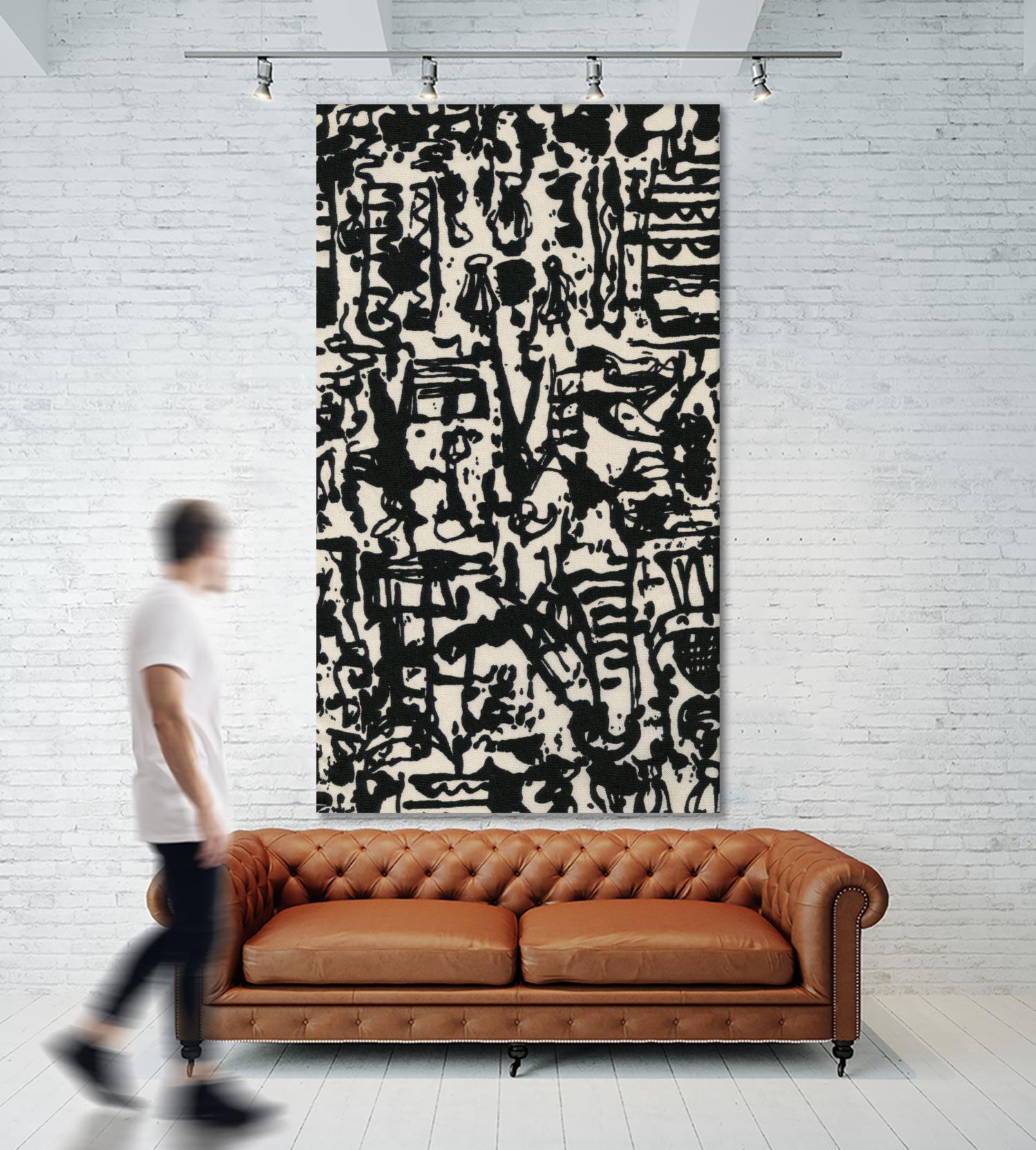 Graphic Mod Abstract I by Baxter Mill Archive on GIANT ART - beige abstract abstract