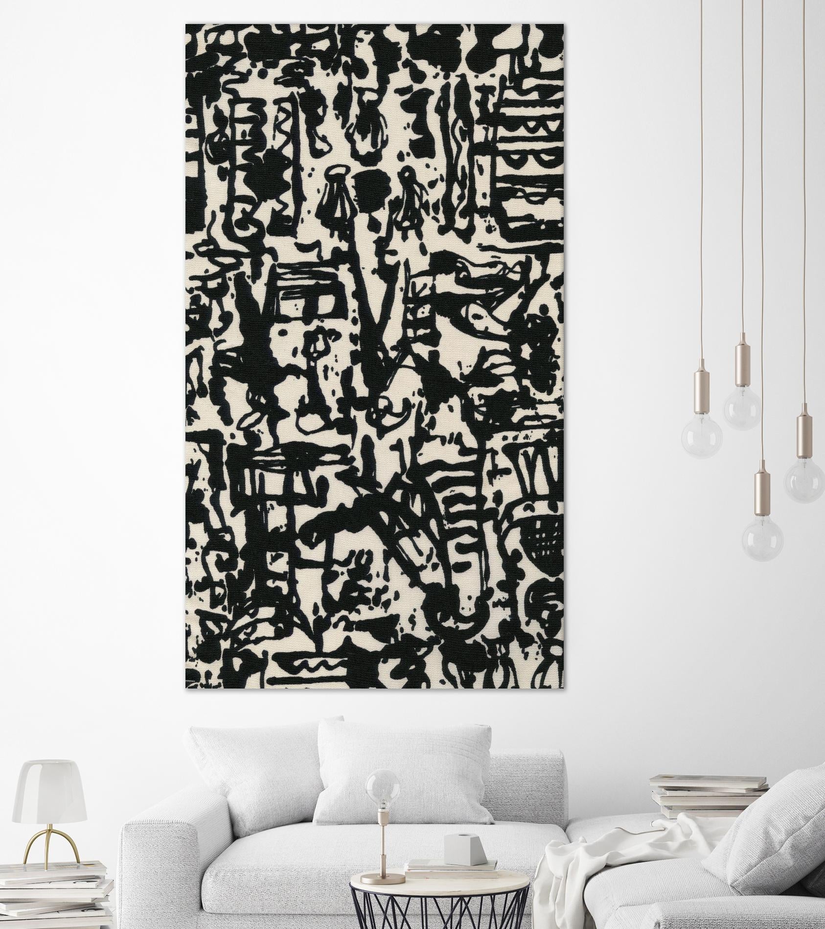Graphic Mod Abstract I by Baxter Mill Archive on GIANT ART - beige abstract abstract