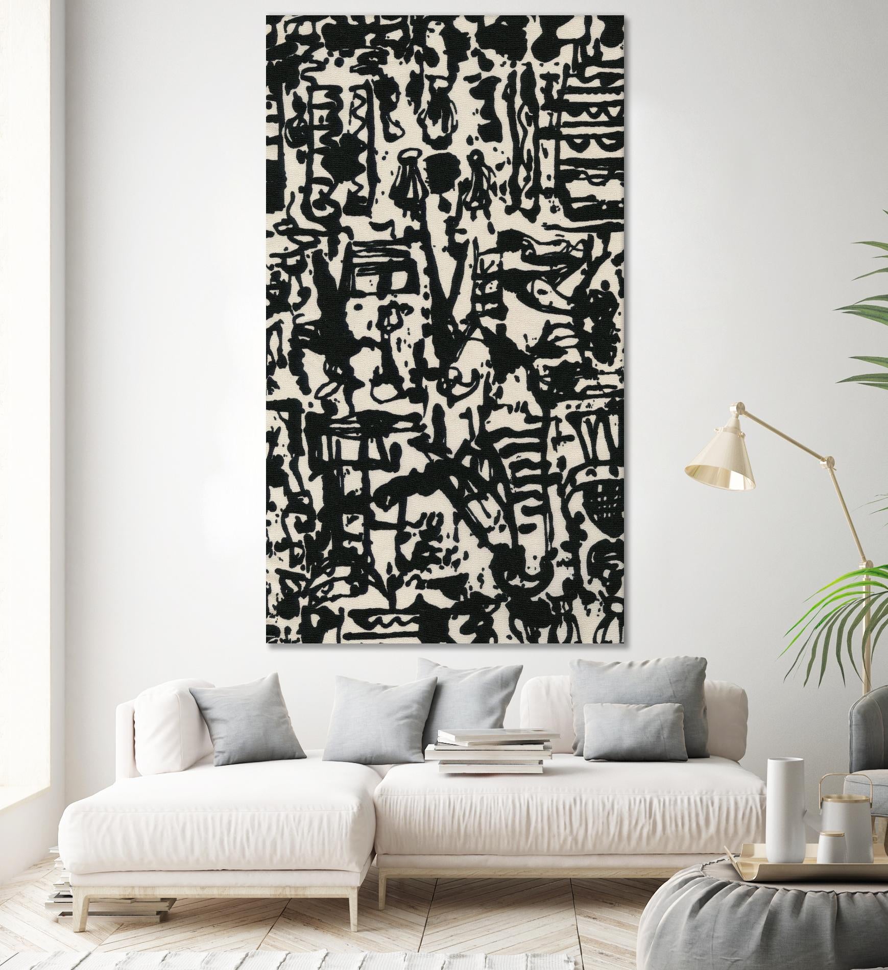 Graphic Mod Abstract I by Baxter Mill Archive on GIANT ART - beige abstract abstract