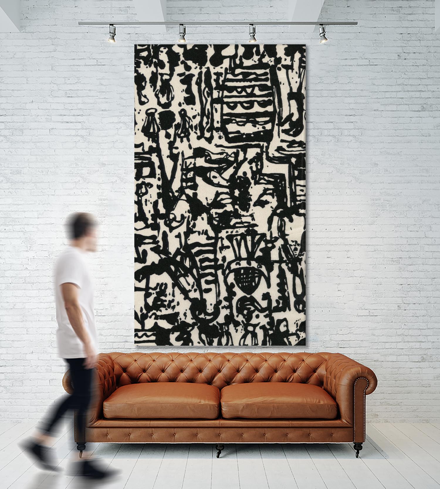 Graphic Mod Abstract II by Baxter Mill Archive on GIANT ART - beige abstract abstract